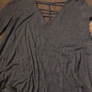 Long sleeve cut out top